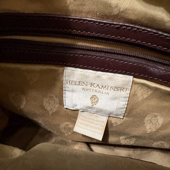 Helen Kaminski Crochet Raffia & Leather Crochet Boho Hobo Shoulder Crossbody Bag - Picture 14 of 16